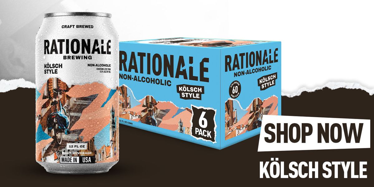 Rationale Brewing non-alcoholic craft beer 6-pack and can lineup